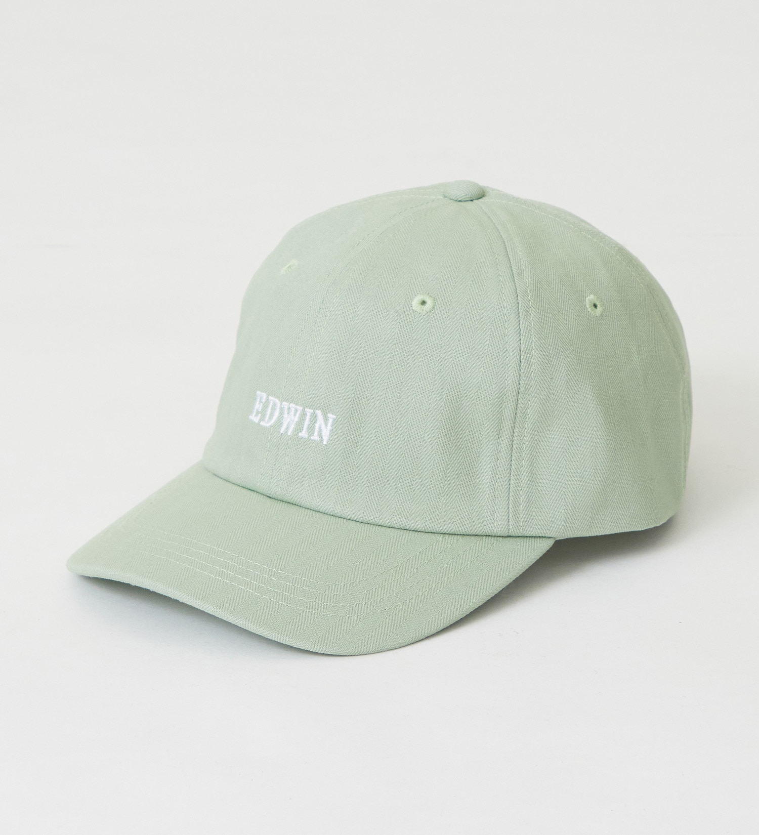 EDWIN(エドウイン)のヘリンボーンツイル キャップ 25ED-SHC-2|帽子/キャップ/メンズ|グリーン