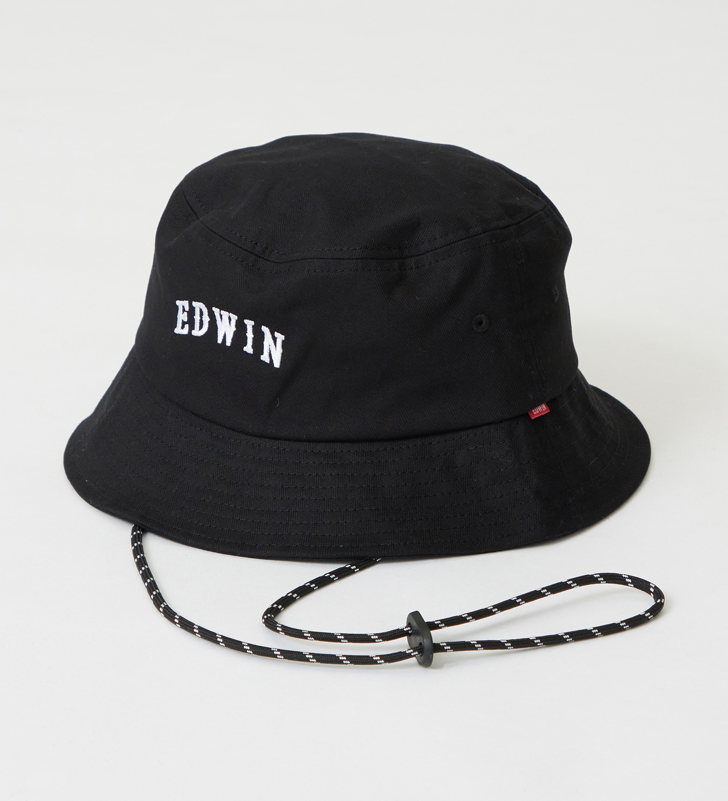 EDWIN(エドウイン)のヘリンボーンツイル バケットハット 25ED-SHH-1|帽子/ハット/メンズ|ブラック