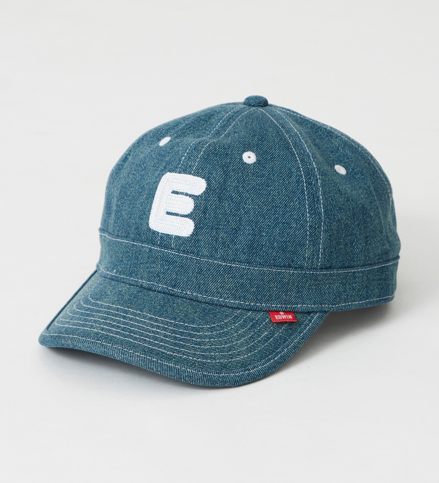 EDWIN(エドウイン)のショートバイザー キャップ 25ED-SHC-4|帽子/キャップ/メンズ|中色ブルー