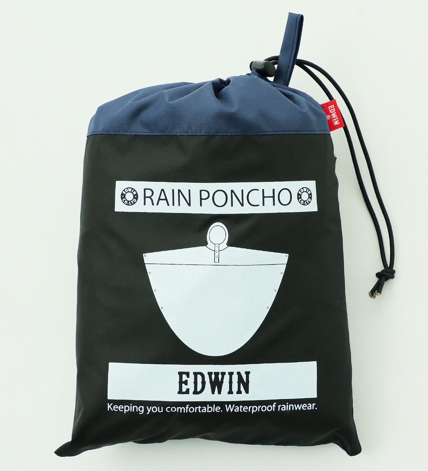 EDWIN(エドウイン)のEDWIN レインポンチョ|ファッション雑貨/レインウェア/ポンチョ/メンズ|ブラック