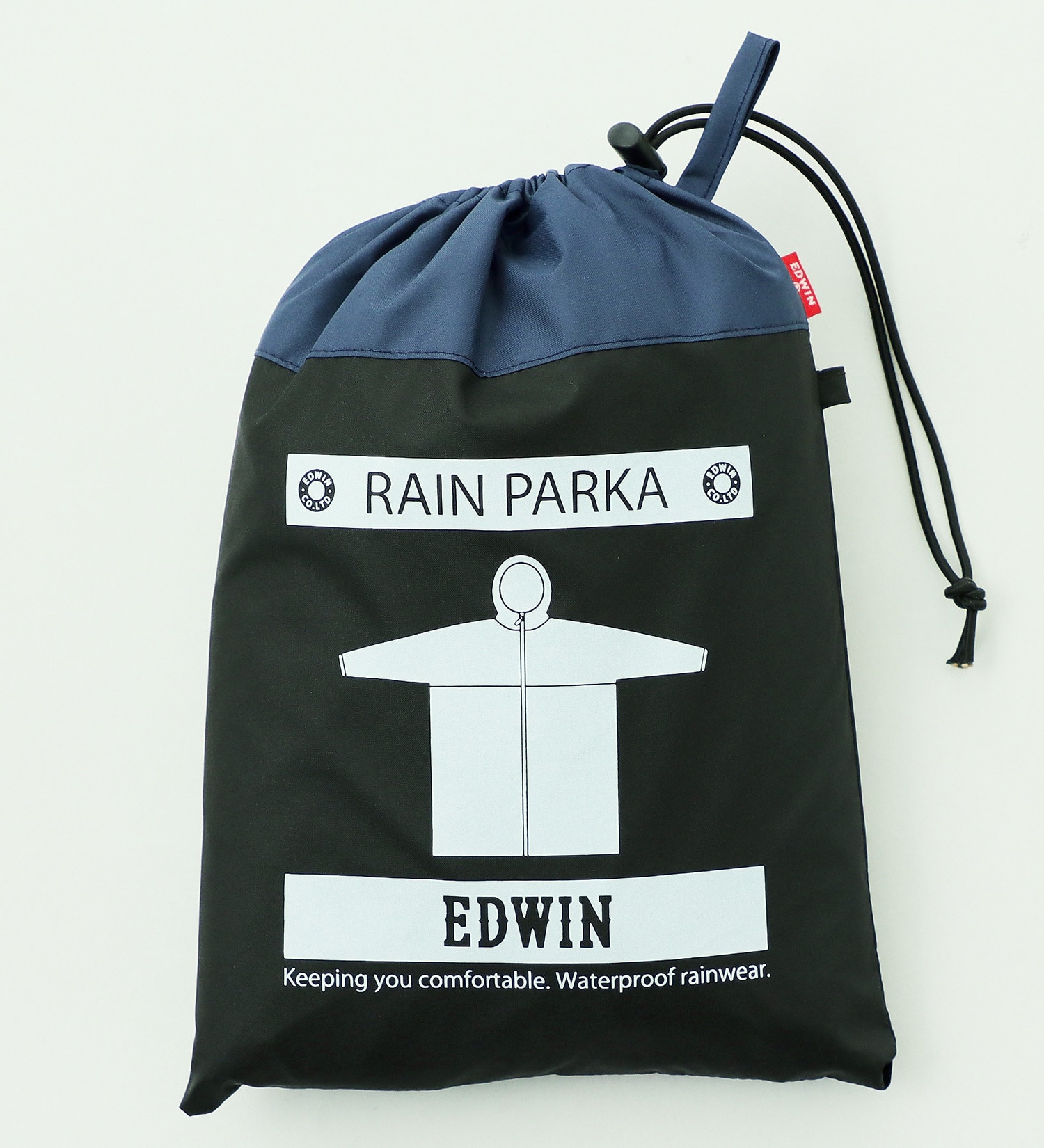 EDWIN(エドウイン)のEDWIN レインパーカー|ファッション雑貨/レインウェア/ポンチョ/メンズ|ブラック