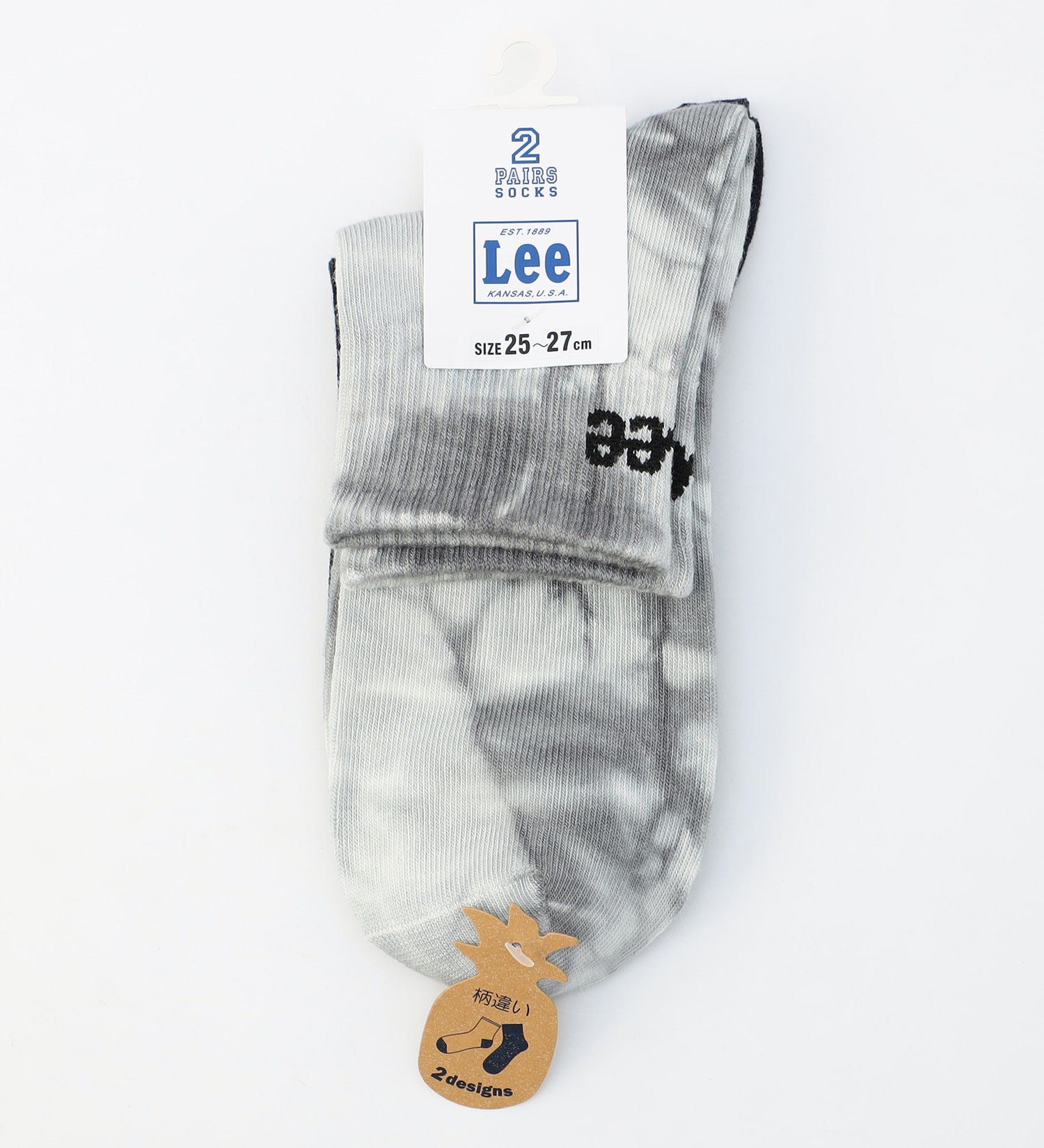 Lee(リー)のLee メンズソックス 2足組 タイダイ|ファッション雑貨/靴下/メンズ|その他