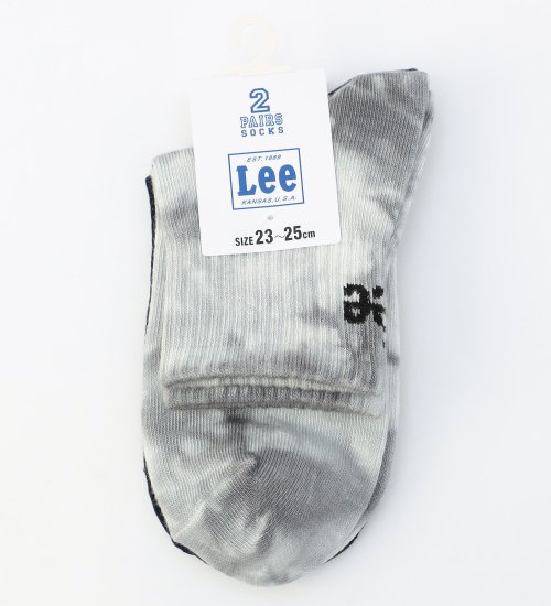 Lee(リー)の【ポイントアップ対象】Lee ウィメンズソックス 2足組 タイダイ|ファッション雑貨/靴下/レディース|その他
