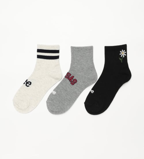 Lee(リー)のLeeレディース3P ショートソックス|ファッション雑貨/靴下/レディース|その他
