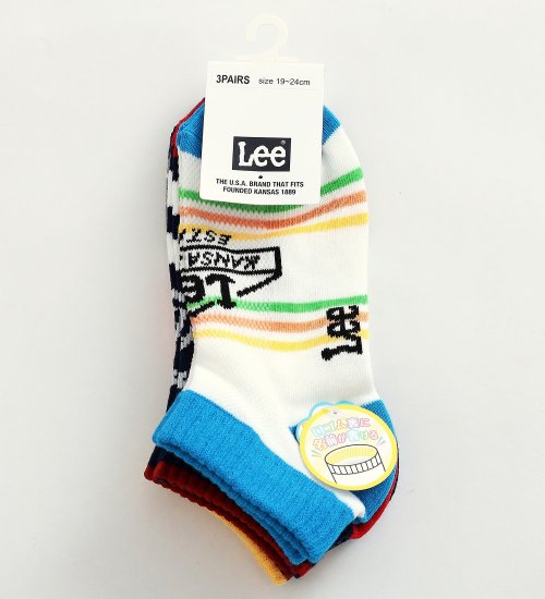 Lee(リー)のLee キッズ 3Pソックス アソートスニーカータイプ|ファッション雑貨/靴下/キッズ|その他