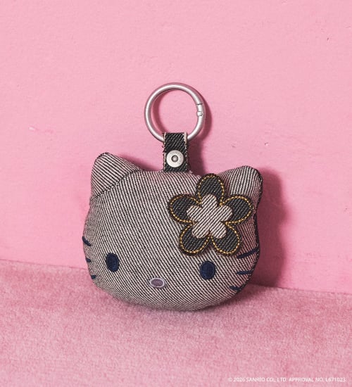 SOMETHING(サムシング)のSOMETHING×HELLO KITTY FACE TAG|ファッション雑貨/その他雑貨/レディース|インディゴブルー