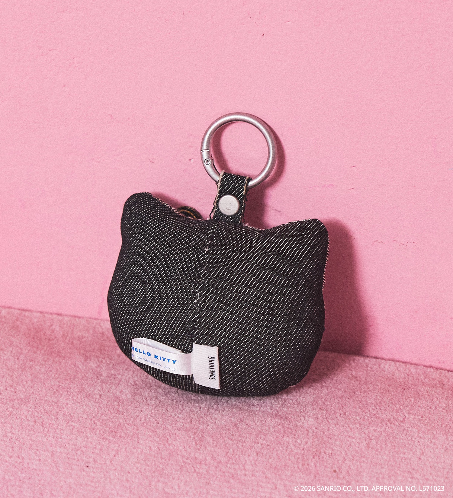 SOMETHING(サムシング)のSOMETHING×HELLO KITTY FACE TAG|ファッション雑貨/その他雑貨/レディース|インディゴブルー