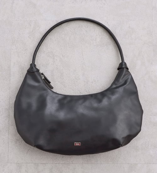 Lee(リー)の【直営店・WEB別注】ハーフムーンショルダーバッグ|バッグ/ショルダーバッグ/レディース|ブラック