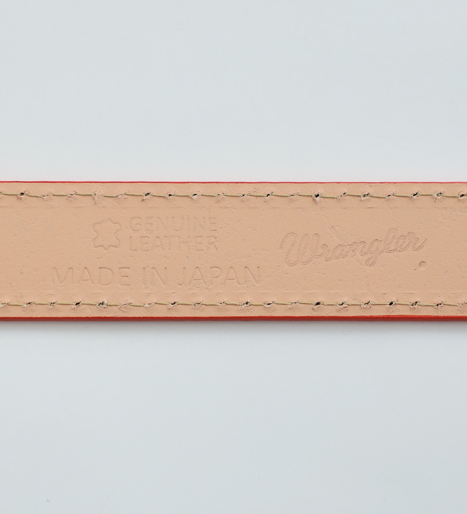 Wrangler(ラングラー)のWrangler レザーステッチグラデーションデザイン　35mm|ファッション雑貨/ベルト/メンズ|レッド