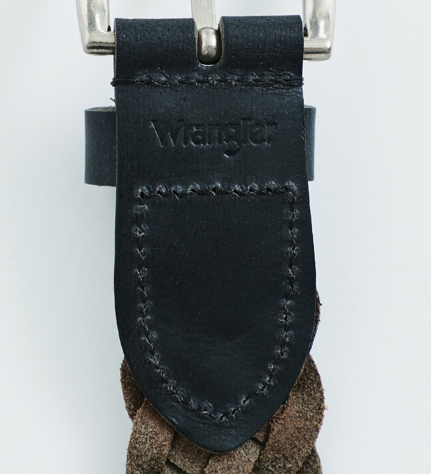 Wrangler(ラングラー)のWrangler レザー　メッシュベルト|ファッション雑貨/ベルト/メンズ|ブラック