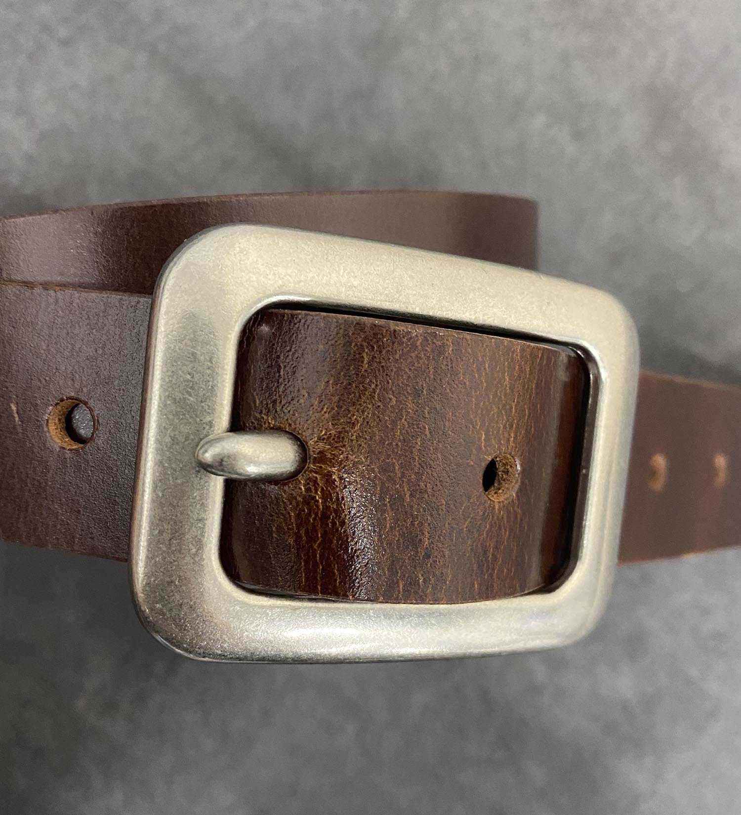 SOMETHING(サムシング)のSOMETHING 牛革ベルト【中一バックル/30mm】|ファッション雑貨/ベルト/レディース|ブラウン