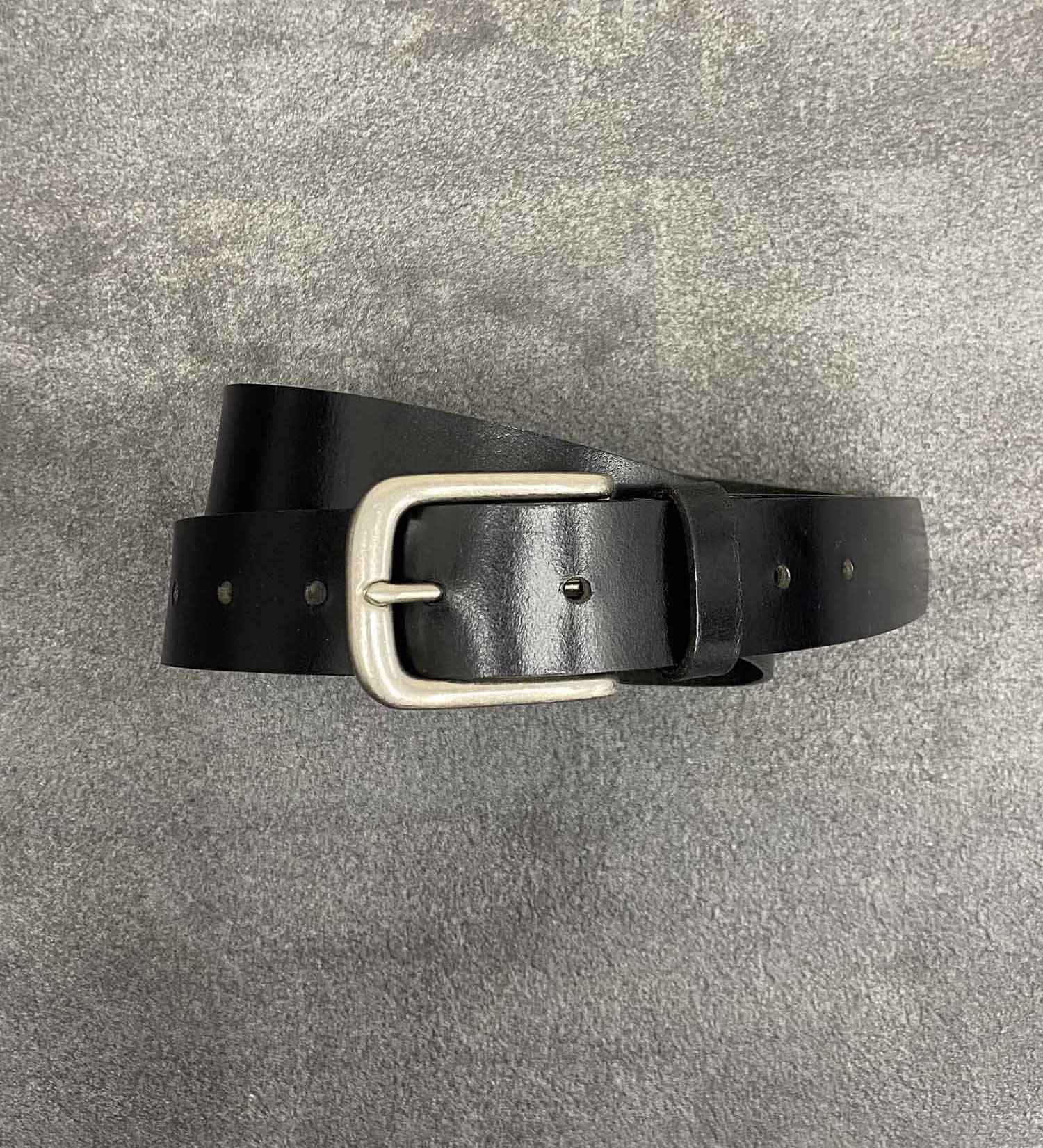 SOMETHING(サムシング)のSOMETHING 牛革ベルト【帆型バックル/30ｍｍ】|ファッション雑貨/ベルト/レディース|ブラック