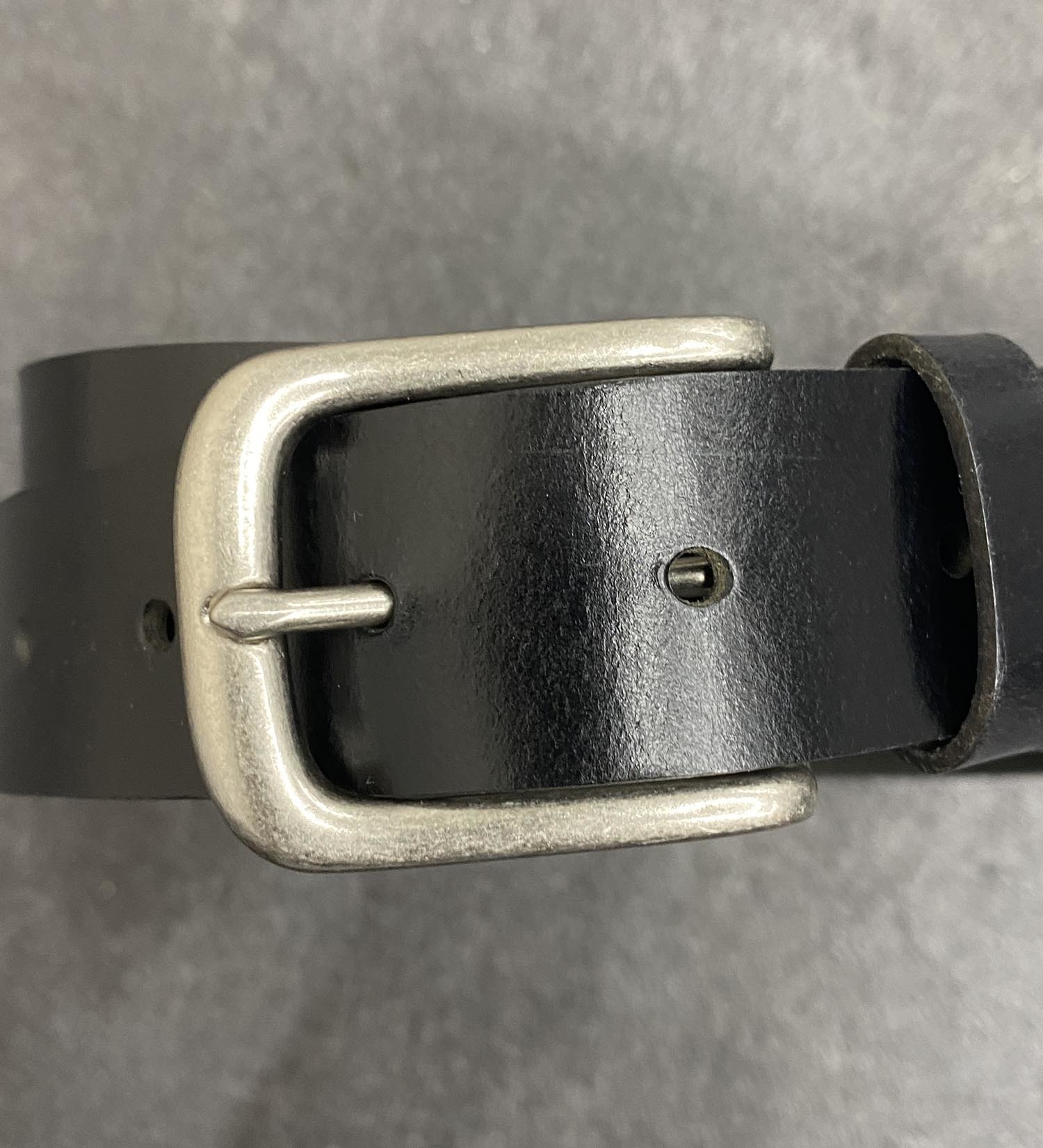 SOMETHING(サムシング)のSOMETHING 牛革ベルト【帆型バックル/30ｍｍ】|ファッション雑貨/ベルト/レディース|ブラック