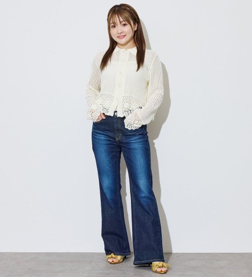 【予約】SOMETHING×なつぽい コラボジーンズ POI FLARE