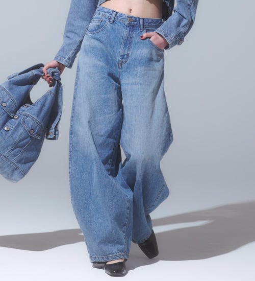 【予約】atelier SOMETHING B.B. (BAGGY BALLOON) PANTS/バギーバルーンデニムパンツ
