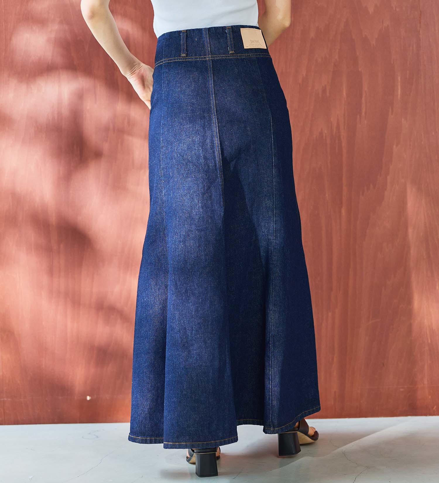 SOMETHING(サムシング)のatelier SOMETHING MERMAID DENIM SKIRT/マーメイドデニムスカート|スカート/デニムスカート/レディース|インディゴブルー