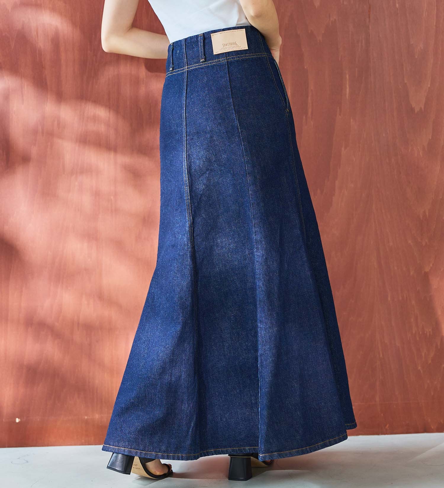 SOMETHING(サムシング)のatelier SOMETHING MERMAID DENIM SKIRT/マーメイドデニムスカート|スカート/デニムスカート/レディース|インディゴブルー