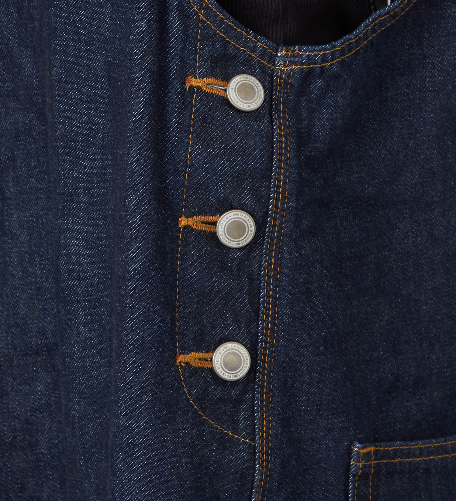 SOMETHING(サムシング)のatelier SOMETHING　AMERICAN SLEEVE ONEPIECE/アメリカンスリーブワンピース|ワンピース/ワンピース/レディース|インディゴブルー