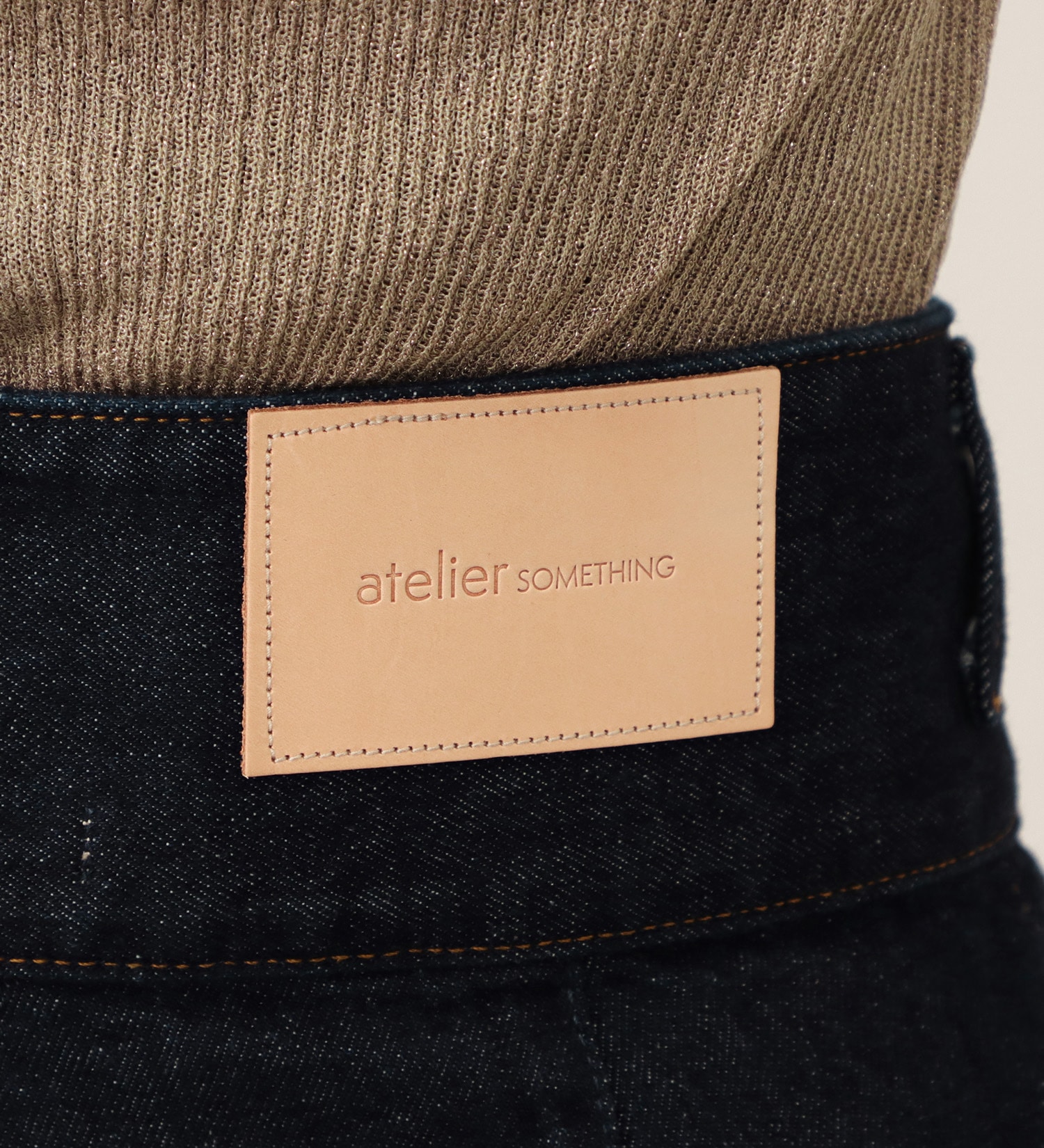 SOMETHING(サムシング)の【予約】atelier SOMETHING WRAP SHORTS/ラップデニムショーツ|//レディース|インディゴブルー