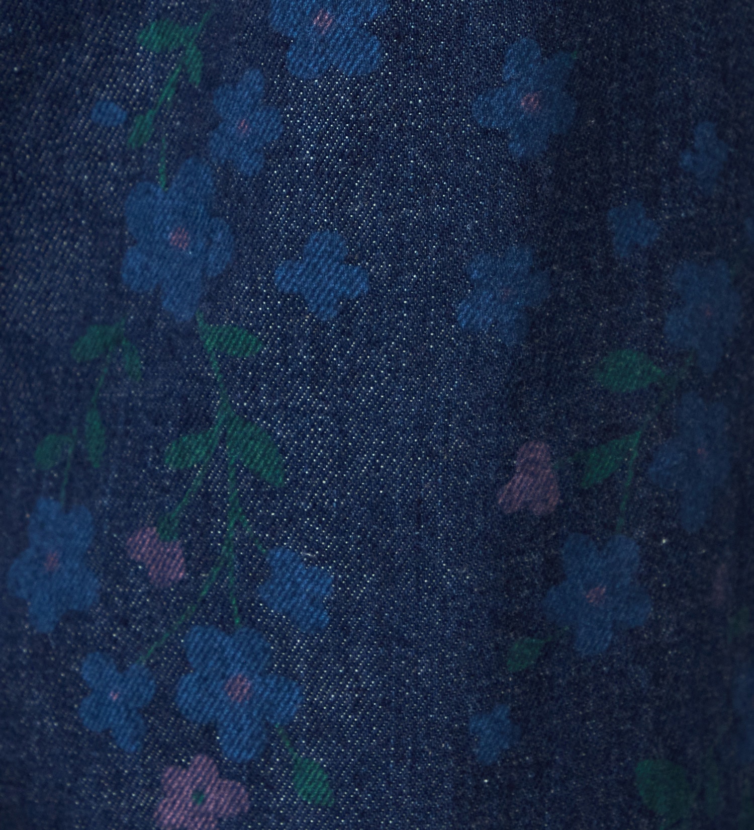 SOMETHING(サムシング)の【予約】atelier SOMETHING AMERICAN SLEEVE ALL IN ONE/アメリカンスリーブオールインワン【FLOWER】|オールインワン/サロペット/オーバーオール/レディース|ブルー