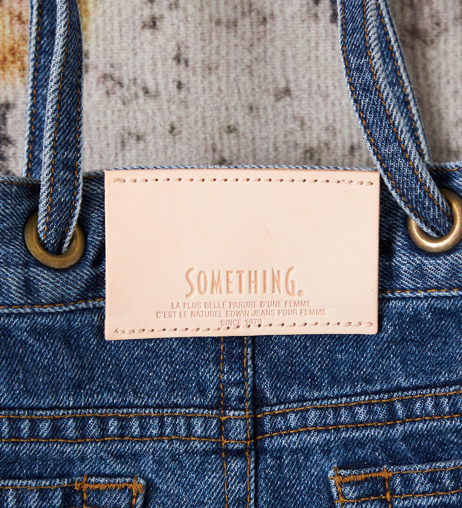 SOMETHING(サムシング)のatelier SOMETHING　DRAWSTRING BAG/バッグ|バッグ/その他バッグ/レディース|中色ブルー