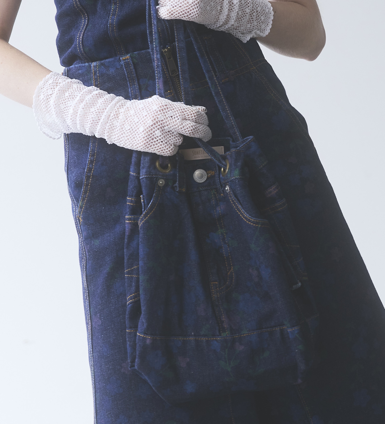 SOMETHING(サムシング)の【予約】atelier SOMETHING DRAWSTRING BAG/バッグ|バッグ/その他バッグ/レディース|ブルー