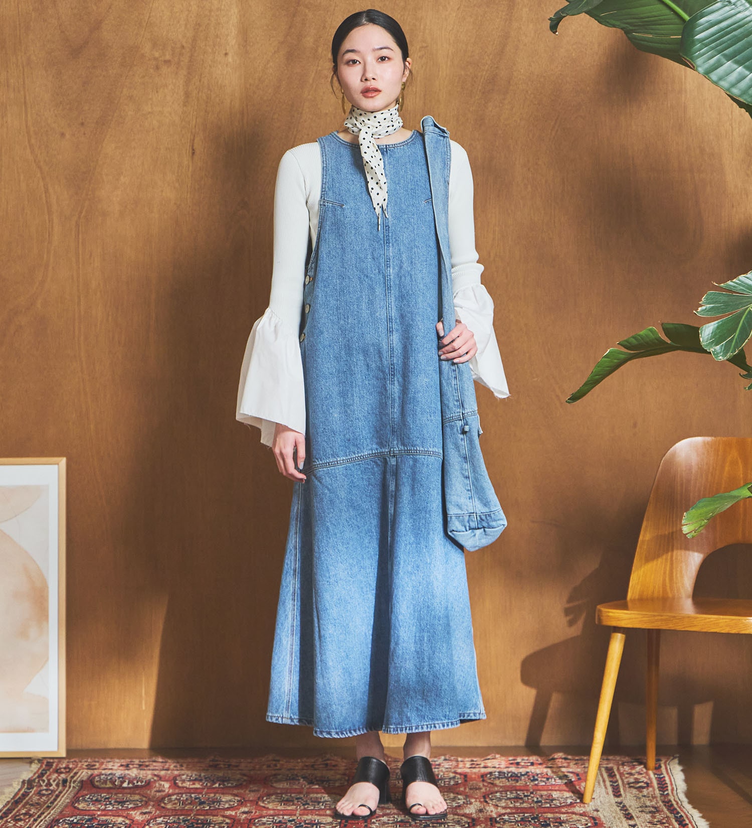 SOMETHING(サムシング)のatelier SOMETHING JACKET DETAIL BAG (BIG)/バッグ|バッグ/トートバッグ/レディース|ブルー