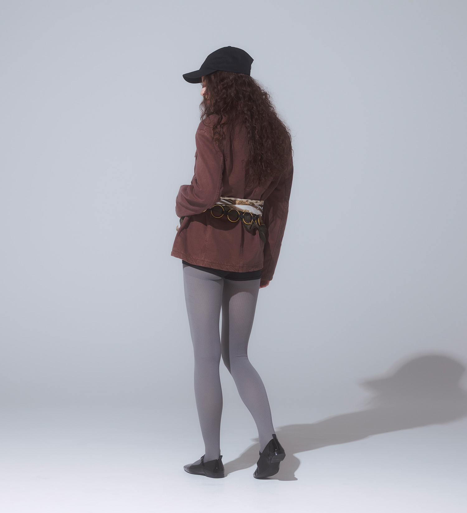 SOMETHING(サムシング)の【予約】atelier SOMETHING drape TAYLORED JACKET/ドレープテーラードデニムジャケット|ジャケット/アウター/テーラードジャケット/レディース|ブラウン