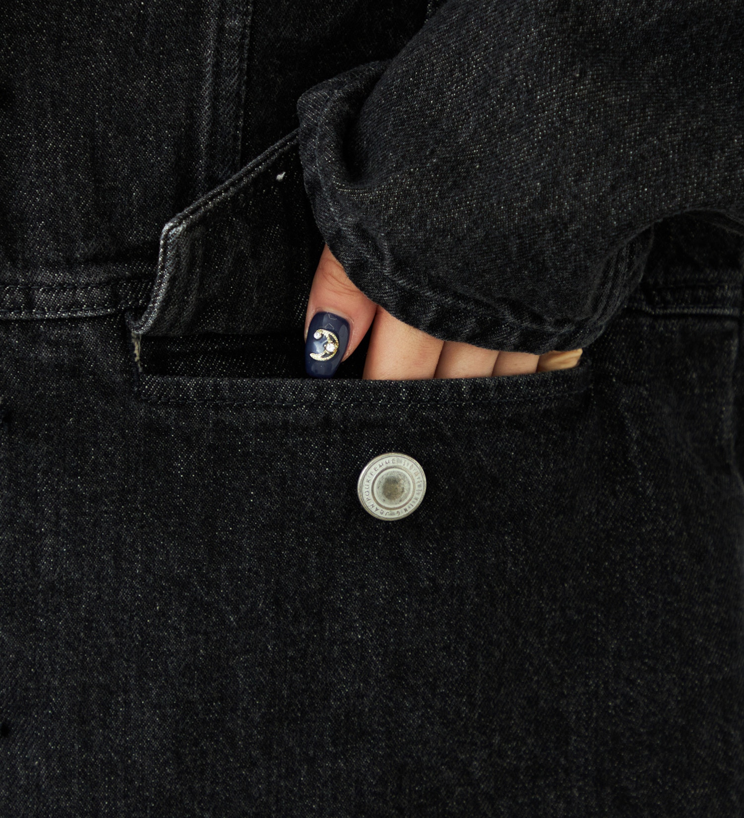 SOMETHING(サムシング)の【予約】atelier SOMETHING DENIM BLAZER/アトリエサムシングデニムブレザー|ジャケット/アウター/テーラードジャケット/レディース|ブラックデニム