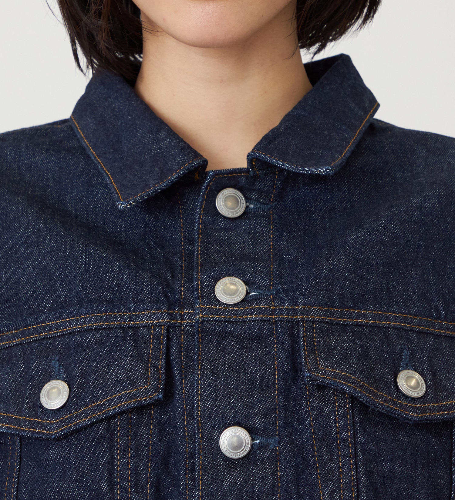 SOMETHING(サムシング)のatelier SOMETHING POWER SHOULDER DENIM JACKET/パワーショルダーデニムジャケット|ジャケット/アウター/デニムジャケット/レディース|インディゴブルー