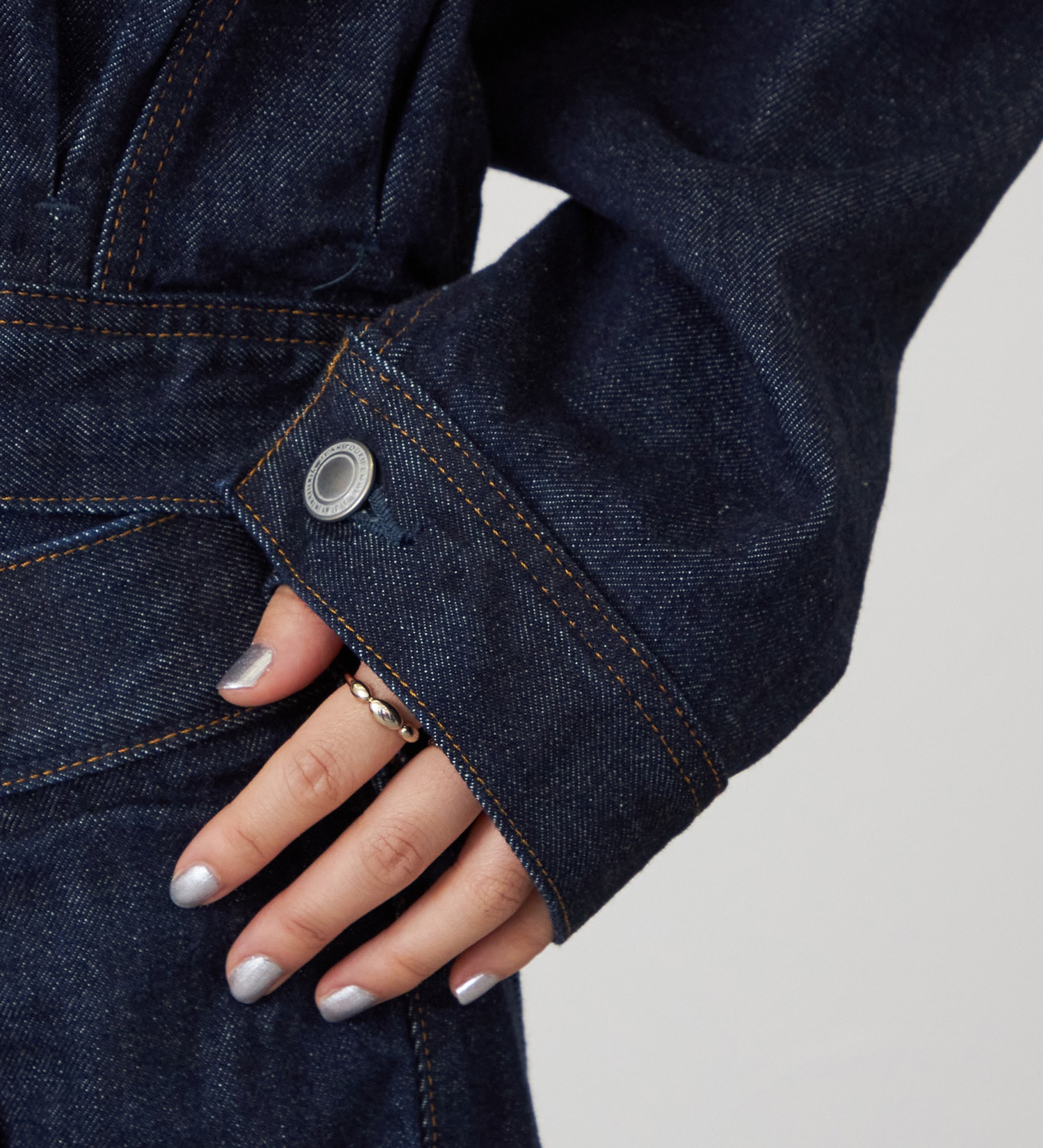 SOMETHING(サムシング)のatelier SOMETHING POWER SHOULDER DENIM JACKET/パワーショルダーデニムジャケット|ジャケット/アウター/デニムジャケット/レディース|インディゴブルー