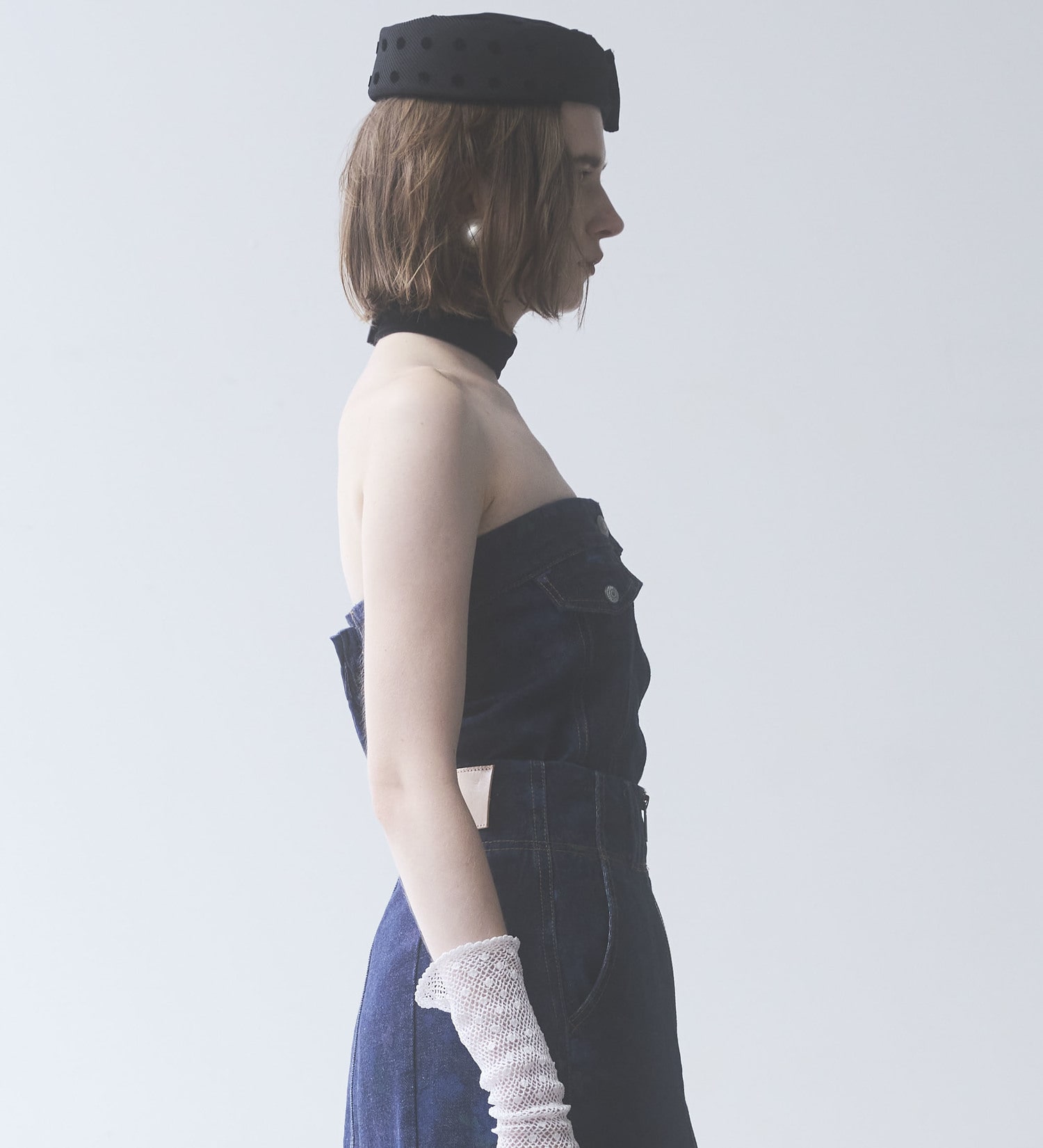 SOMETHING(サムシング)の【予約】atelier SOMETHING WAIST GATHER BUSTIER【FLOWER】/ウエストギャザービスチェ|トップス/キャミソール/レディース|ブルー