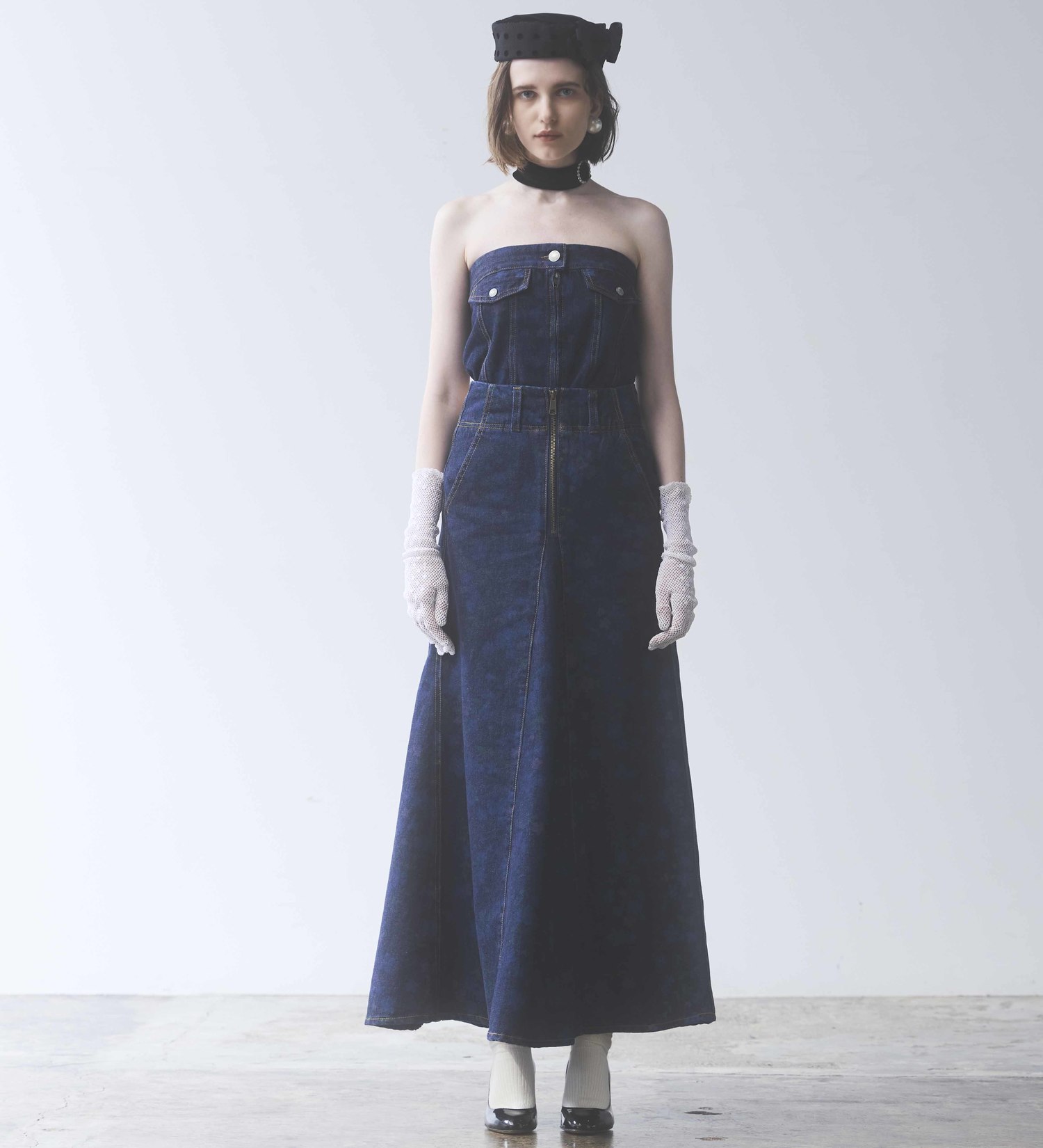 SOMETHING(サムシング)の【予約】atelier SOMETHING WAIST GATHER BUSTIER【FLOWER】/ウエストギャザービスチェ|トップス/キャミソール/レディース|ブルー