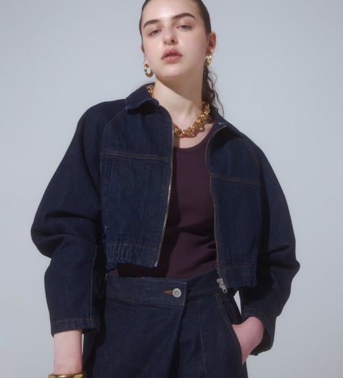 【予約】atelier SOMETHING BLOUSON/デニムブルゾン