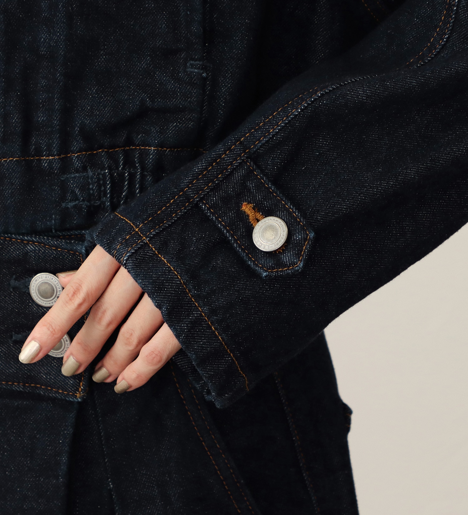 SOMETHING(サムシング)の【予約】atelier SOMETHING BLOUSON/デニムブルゾン|ジャケット/アウター/デニムジャケット/レディース|インディゴブルー