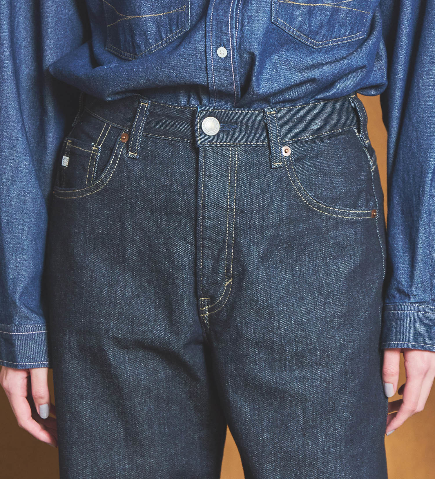 SOMETHING(サムシング)のSOMETHING ELSA LOOSE STRAIGHT/ルーズストレートデニムパンツ|パンツ/デニム/ジーンズパンツ/レディース|インディゴブルー