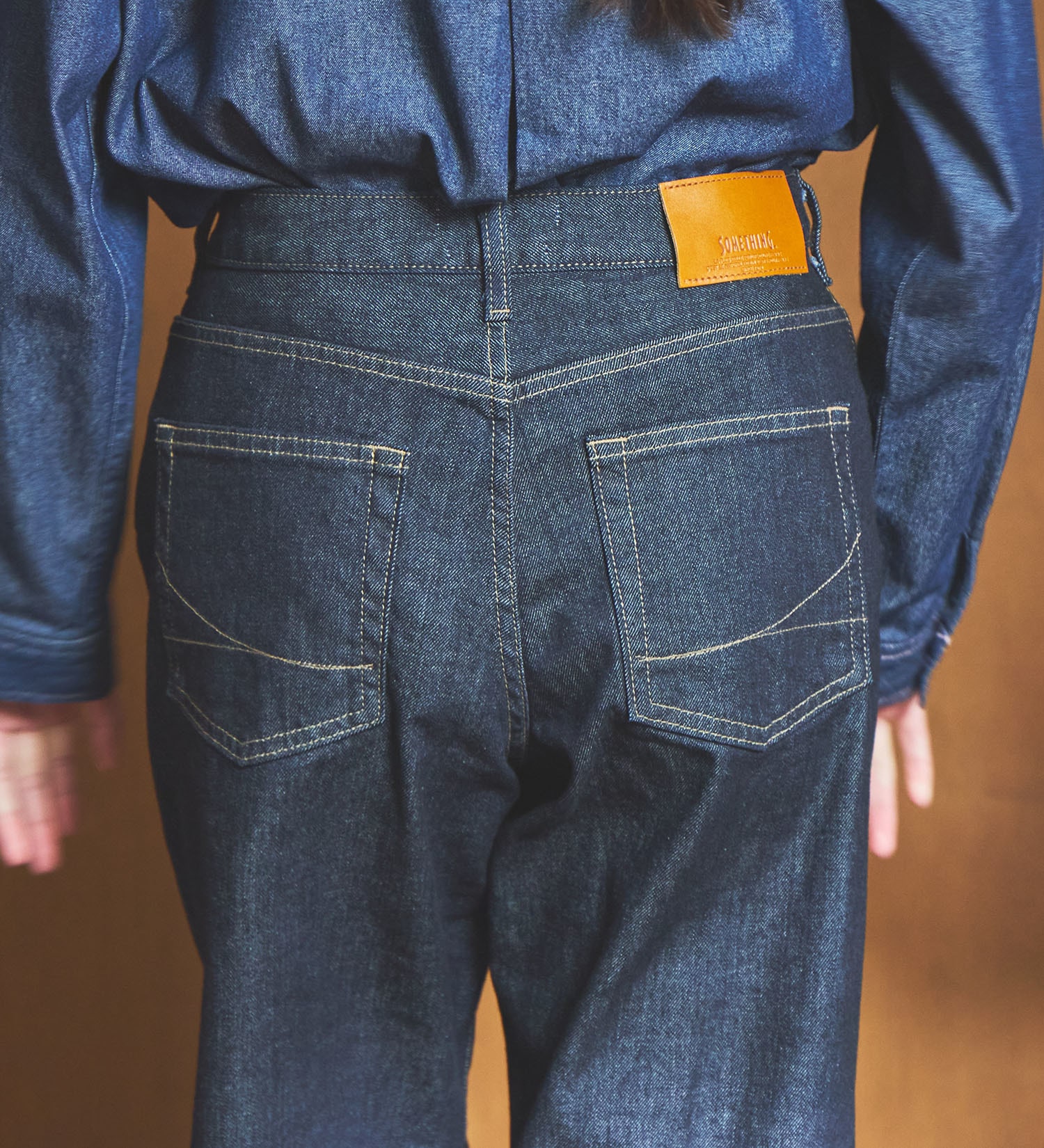 SOMETHING(サムシング)のSOMETHING ELSA LOOSE STRAIGHT/ルーズストレートデニムパンツ|パンツ/デニム/ジーンズパンツ/レディース|インディゴブルー