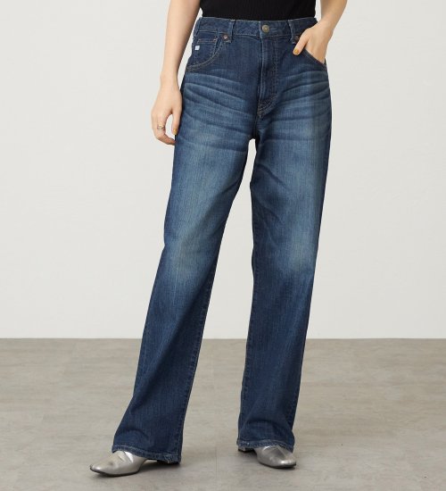 SOMETHING(サムシング)のSOMETHING ELSA LOOSE STRAIGHT/ルーズストレートデニムパンツ|パンツ/デニム/ジーンズパンツ/レディース|濃色ブルー