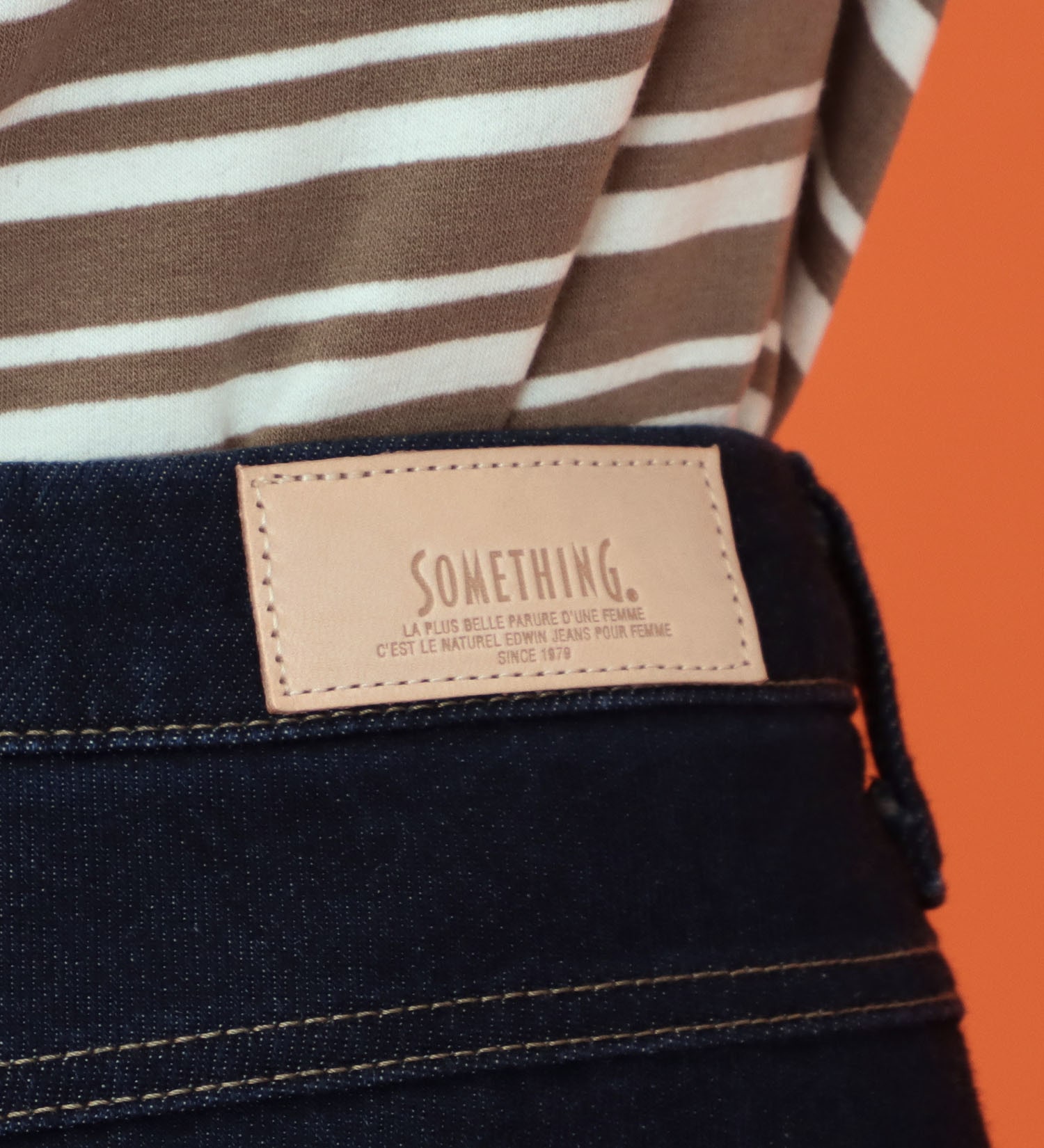 SOMETHING(サムシング)の【試着対象】【百貨店・直営店限定】SOMETHING hiverフレアデニムパンツ【暖】|パンツ/デニム/ジーンズパンツ/レディース|濃色ブルー