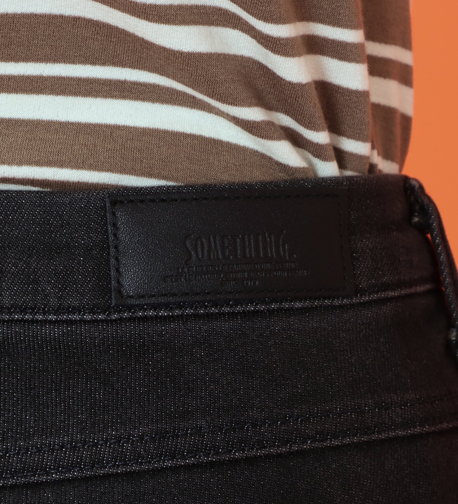 SOMETHING(サムシング)の【試着対象】【百貨店・直営店限定】SOMETHING hiverフレアデニムパンツ【暖】|パンツ/デニム/ジーンズパンツ/レディース|ブラックデニム