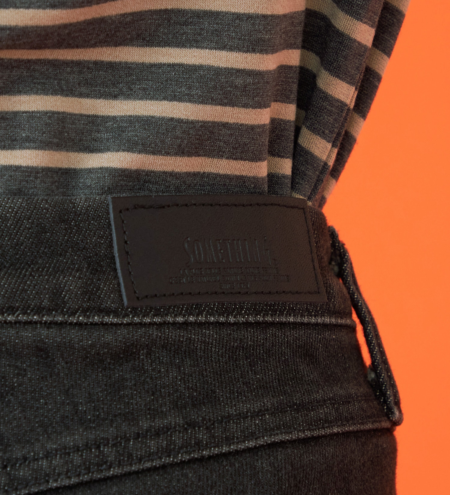 SOMETHING(サムシング)の【百貨店・直営店限定】SOMETHING hiver スタンダードストレートデニムパンツ【裏起毛】【暖】【冬用】|パンツ/デニム/ジーンズパンツ/レディース|ブラックデニム