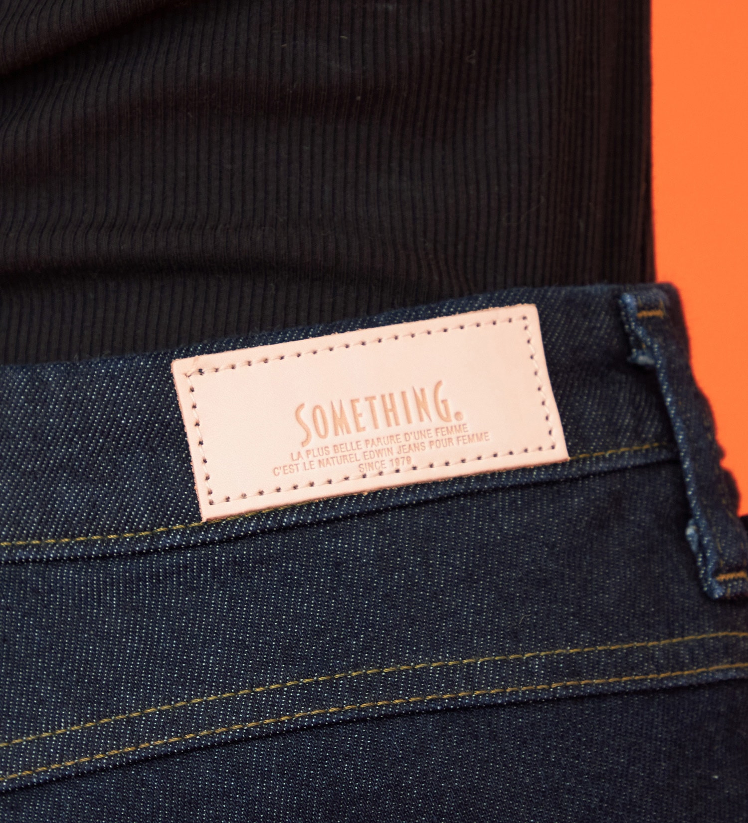 SOMETHING(サムシング)の【百貨店・直営店限定】SOMETHING hiver BODY FIRE 裏起毛 ストレートデニムパンツ【暖】|パンツ/パンツ/レディース|インディゴブルー