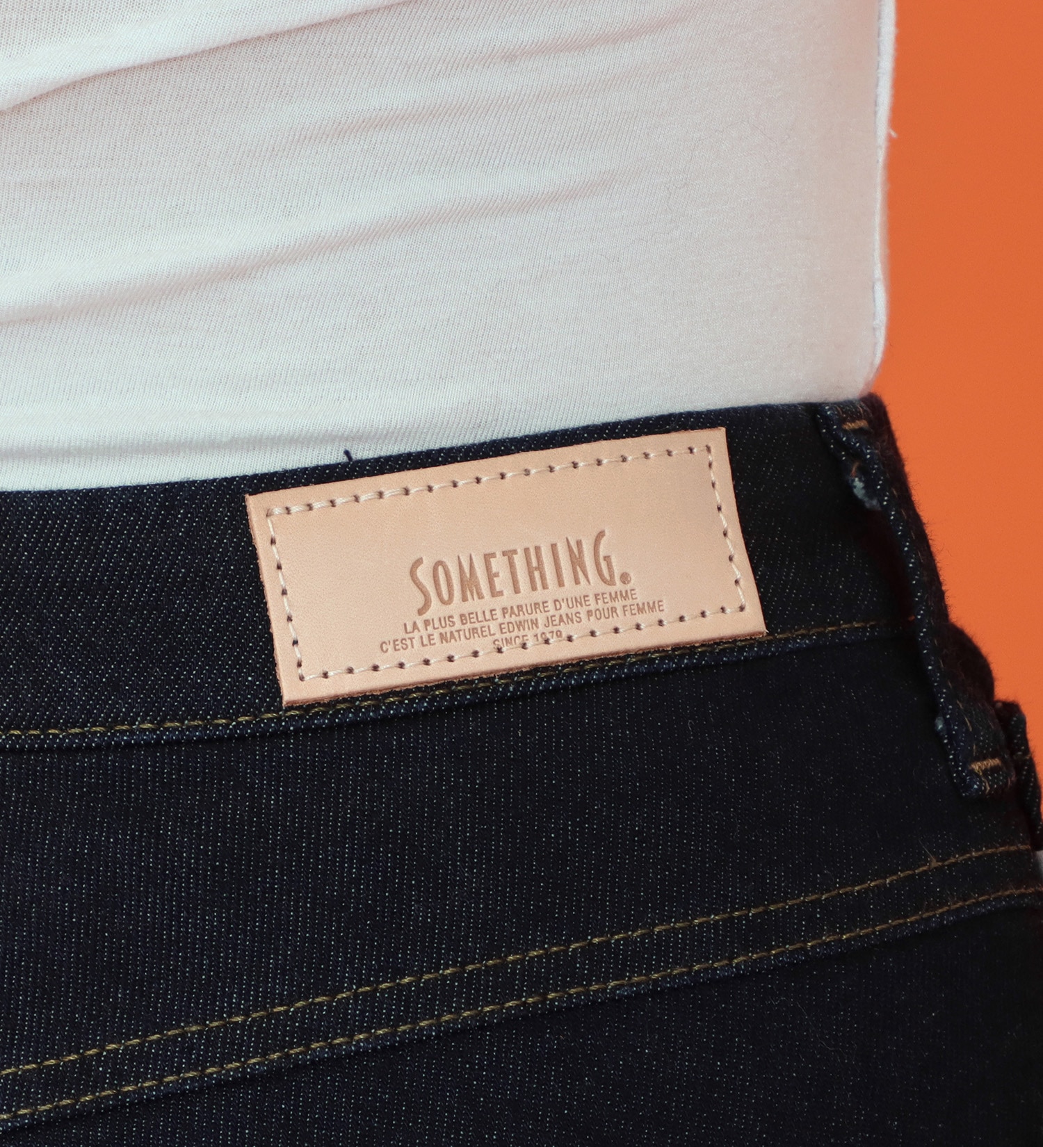 SOMETHING(サムシング)の【百貨店・直営店限定】SOMETHING hiverストレートデニムパンツ【暖】|パンツ/デニム/ジーンズパンツ/レディース|インディゴブルー