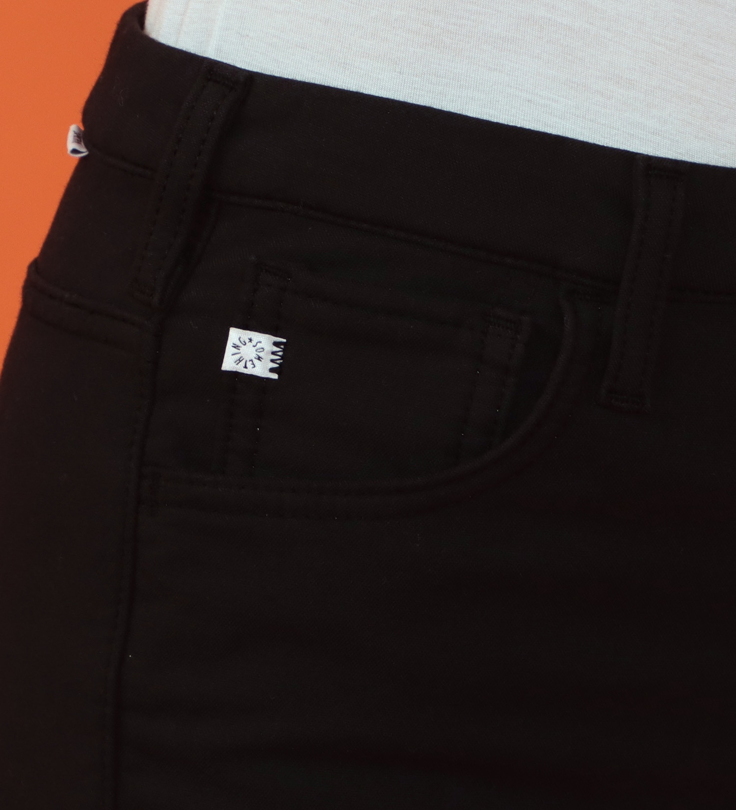 SOMETHING(サムシング)の【試着対象】【百貨店・直営店限定】SOMETHING hiver裏別珍ストレートパンツ【暖】|パンツ/パンツ/レディース|ブラック