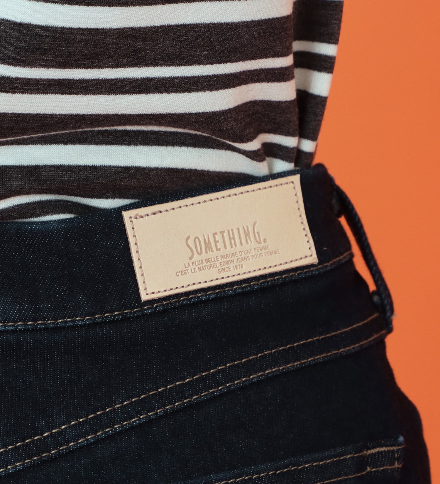 SOMETHING(サムシング)の【試着対象】【百貨店・直営店限定】SOMETHING hiverワイドデニムパンツ【暖】|パンツ/デニム/ジーンズパンツ/レディース|濃色ブルー