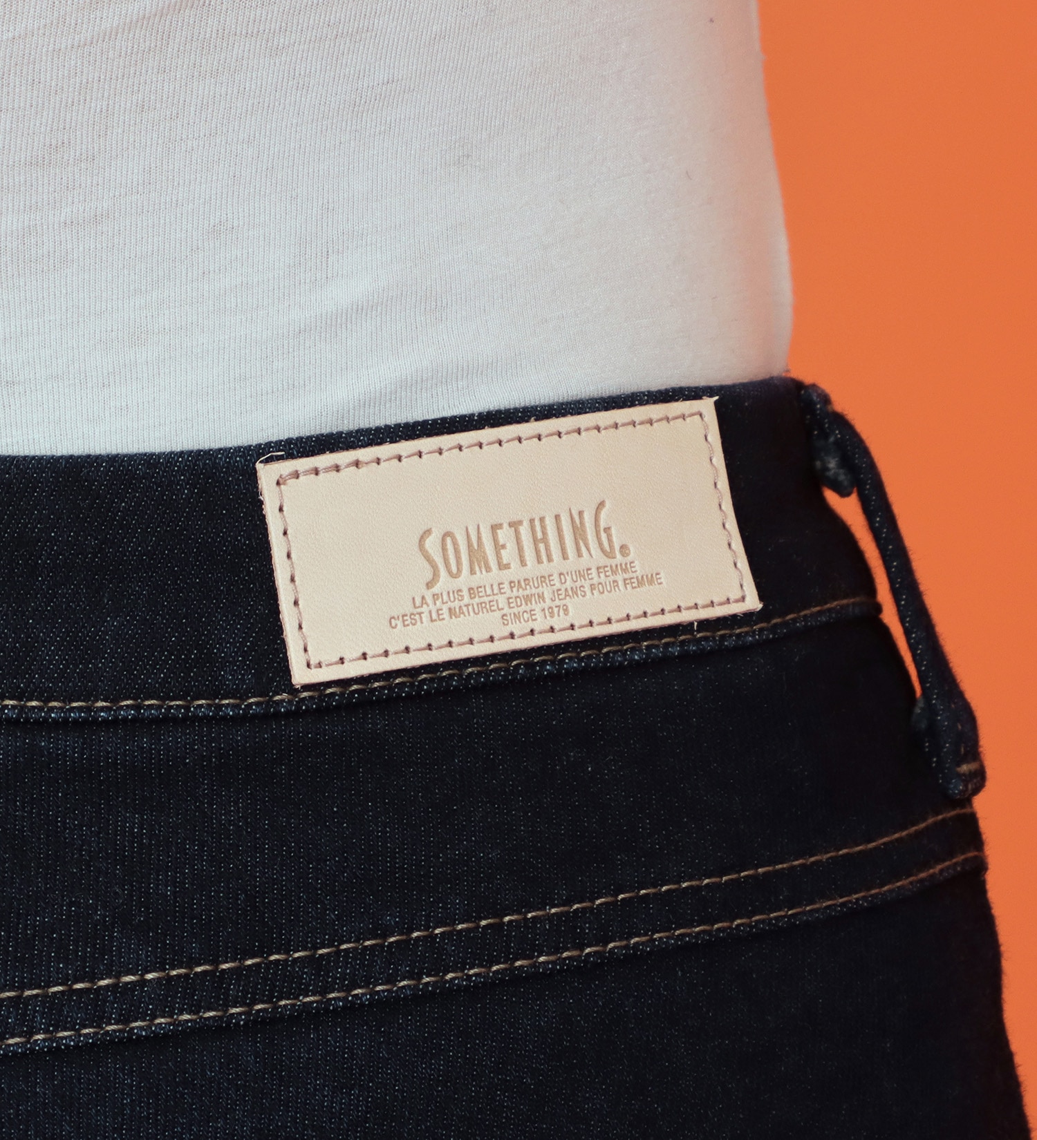 SOMETHING(サムシング)の【試着対象】【百貨店・直営店限定】SOMETHING hiverスキニーデニムパンツ【暖】|パンツ/デニム/ジーンズパンツ/レディース|濃色ブルー