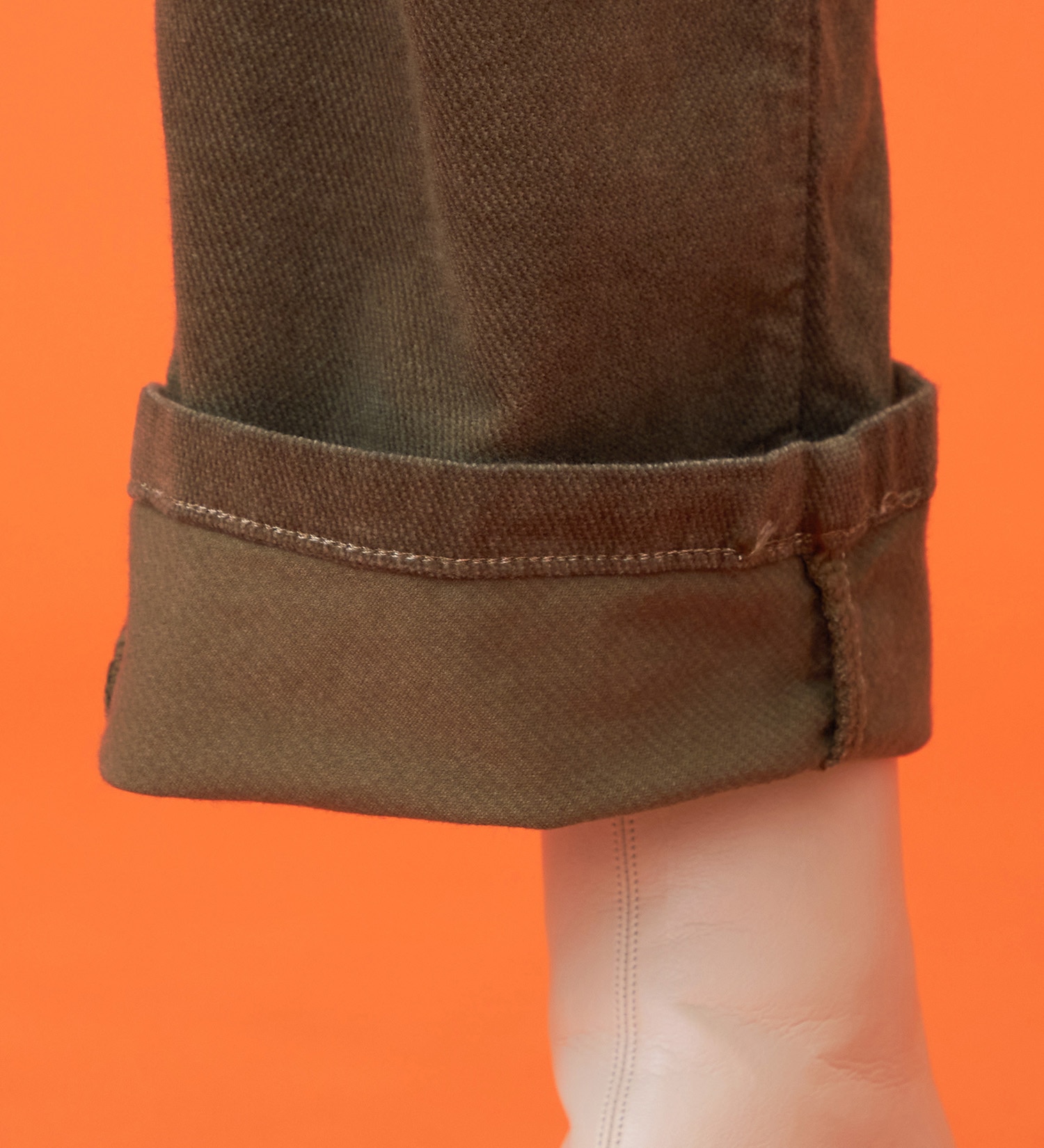 SOMETHING(サムシング)の【百貨店・直営店限定】SOMETHING hiver ベイカーワイドパンツ【暖】【冬用】|パンツ/デニム/ジーンズパンツ/レディース|ブラウン