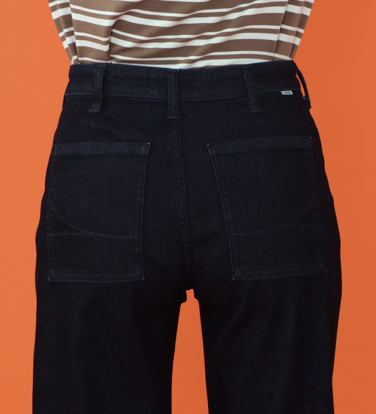 SOMETHING(サムシング)の【百貨店・直営店限定】SOMETHING hiverワイドデニムパンツ【暖】|パンツ/デニム/ジーンズパンツ/レディース|インディゴブルー