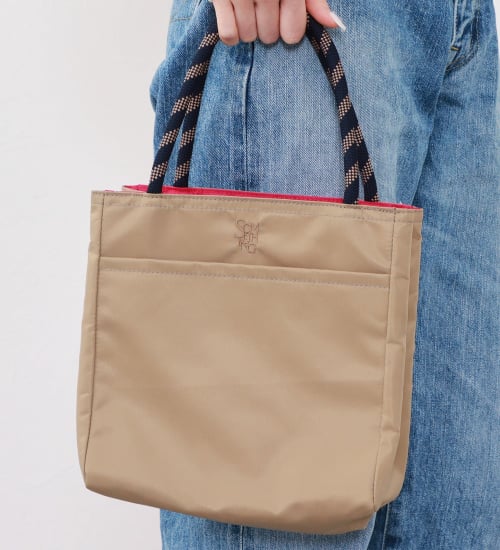 SOMETHING(サムシング)のSOMETHING リバーシブルトートバッグ|バッグ/トートバッグ/レディース|ベージュ