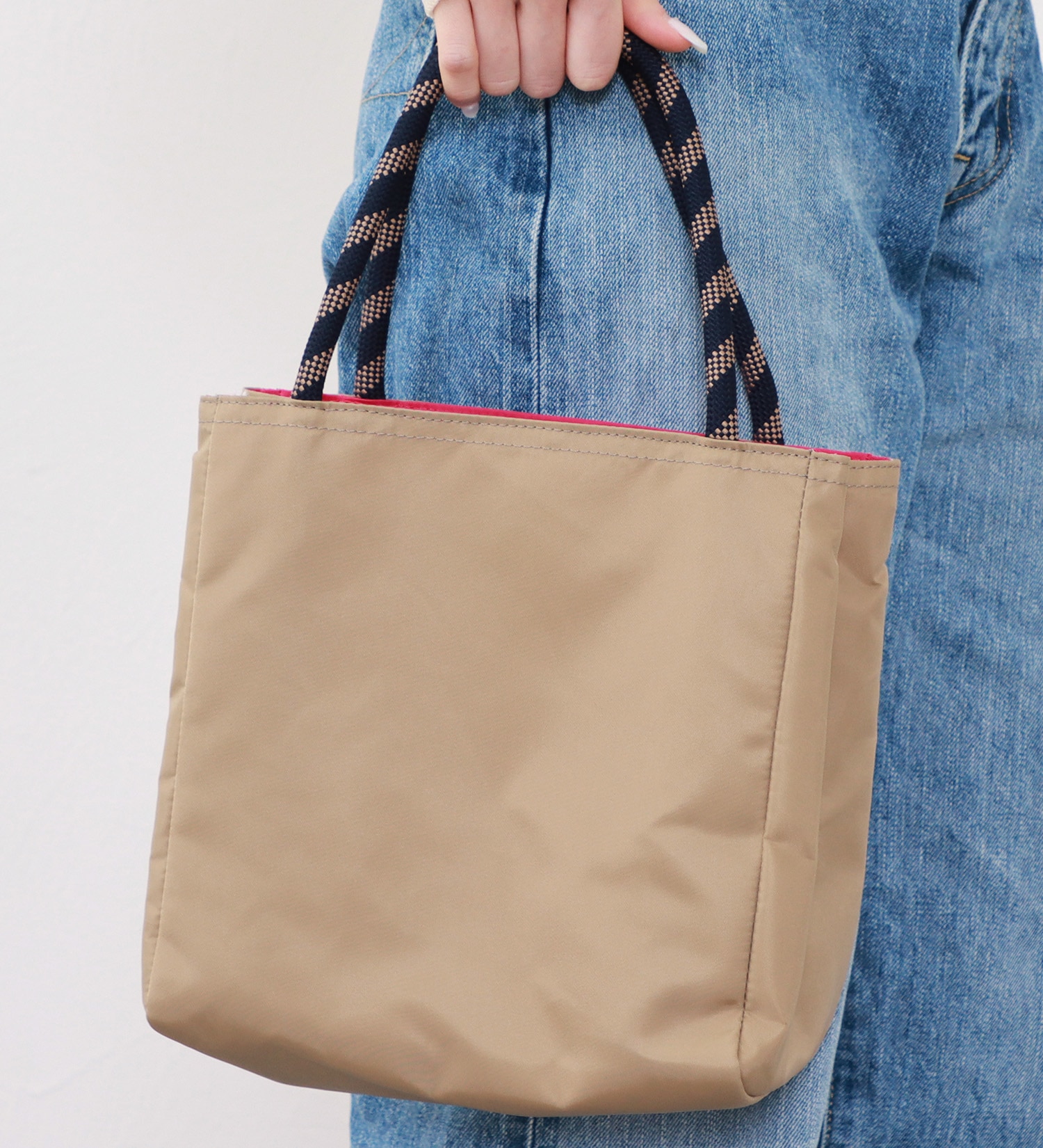 SOMETHING(サムシング)のSOMETHING リバーシブルトートバッグ|バッグ/トートバッグ/レディース|ベージュ